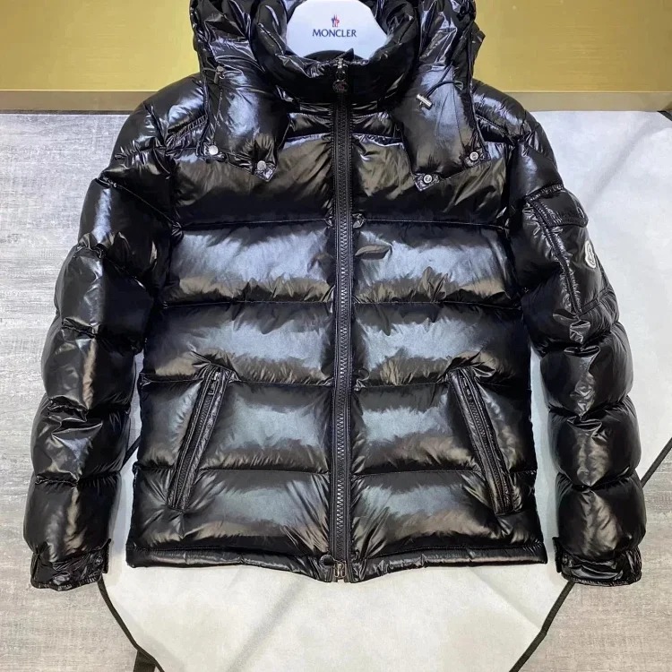 Ins down jacket star Maya ribbon classic removable hood warm down image 4