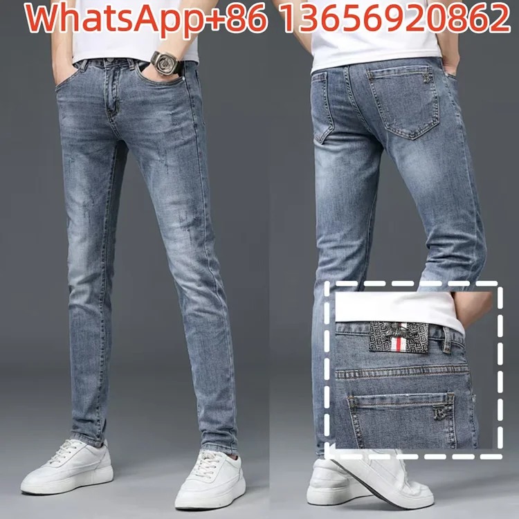 ZB00-B slim fit stretch jeans for men and women image 6