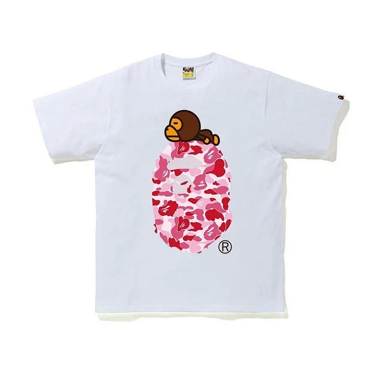 Cross-border wholesale supply foreign trade bape ape-man-head shark short-sleeved one-piece dropshipping T-shirt