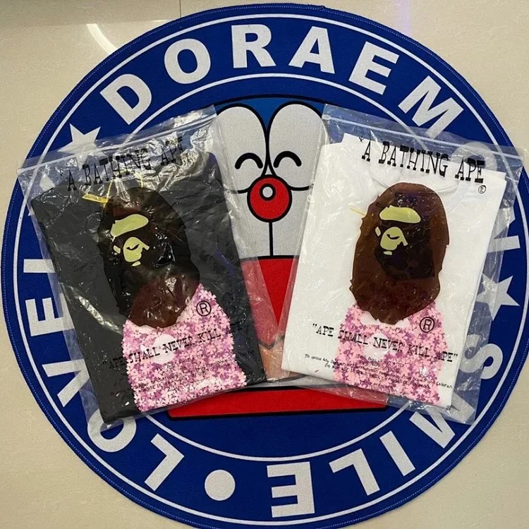 Ape Head Sakura Tree Short Sleeve T-Shirt
