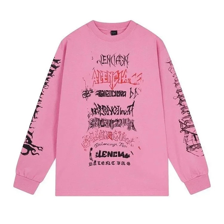 Heavy B home/Paris. 2024 new style. Year of the Dragon limited print long-sleeved T-shirt, loose for men and women.