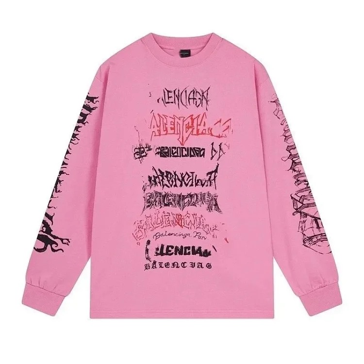 Heavy B home/Paris. 2024 new style. Year of the Dragon limited print long-sleeved T-shirt, loose for men and women.