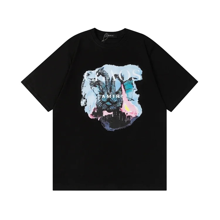 Factory self- American printed short sleeve 3