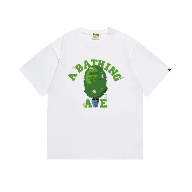 Camouflage short-sleeved round-neck T-shirt for men and women