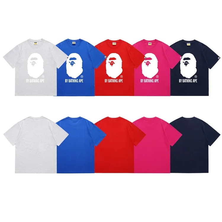 Camouflage short-sleeved round-neck T-shirt for men and women