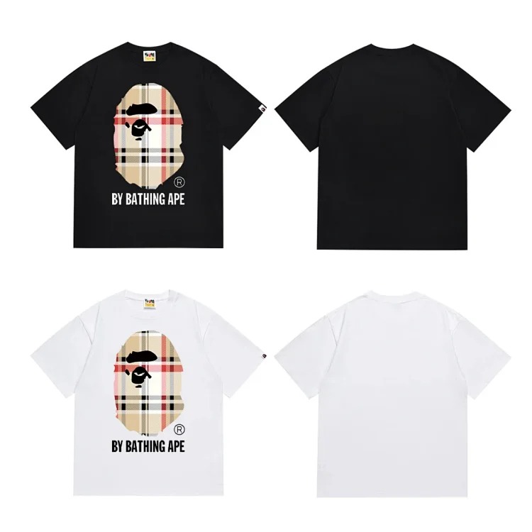 Camouflage short-sleeved round-neck T-shirt for men and women
