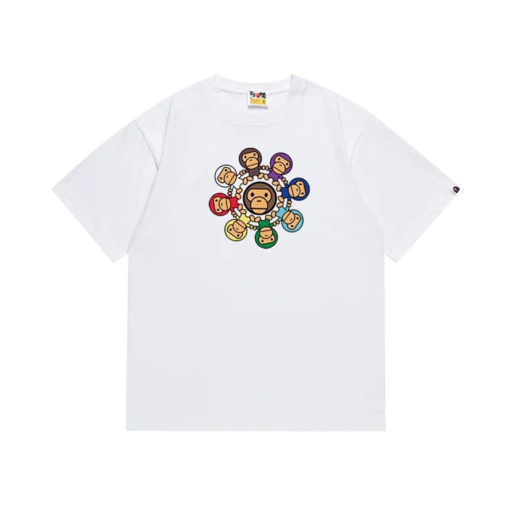 DX24-7 casual round neck personalized print spring and summer fashion image 2