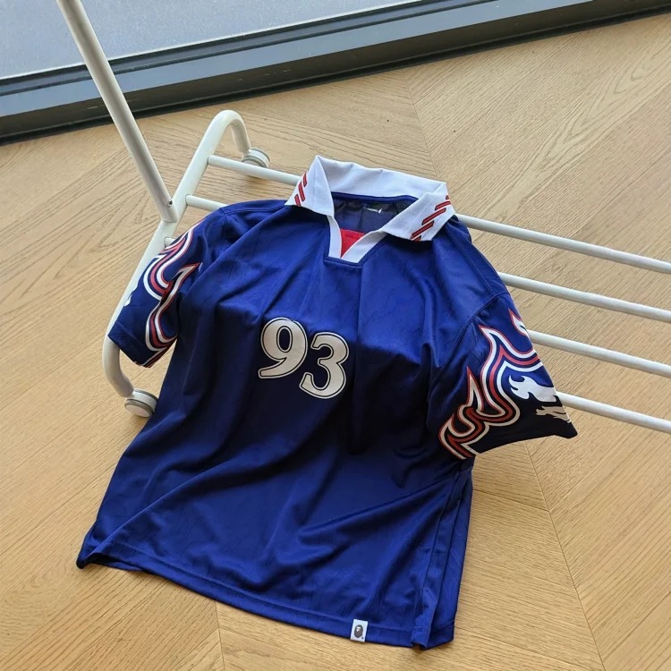 26ss fashion versatile casual No. 93 short-sleeved jersey POLO shirt for men and women