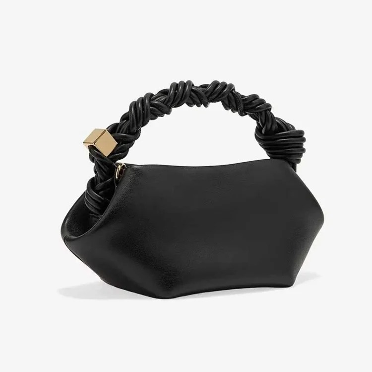 Amazon's best-selling pleated handle women's clutch versatile commuting large capacity soft glutinous dumpling bag Shiling bag