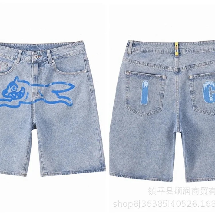 Unisex wide-leg straight casual denim trousers image 5