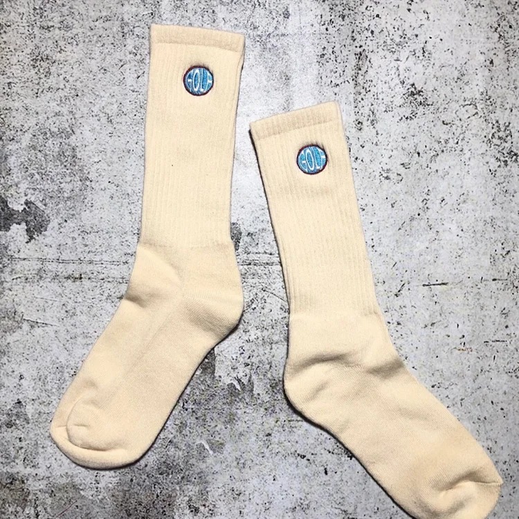 Golf wang socks very CFG Music Festival limited edition bee flower embroidered towel base image 5