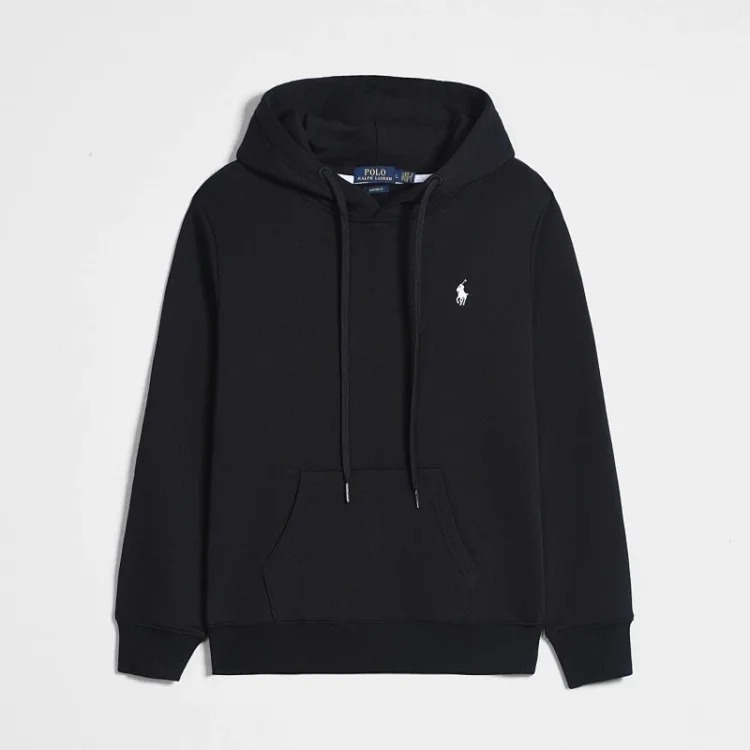 POLO new men's hooded sweatshirt pony hooded zipper business casual versatile Paul