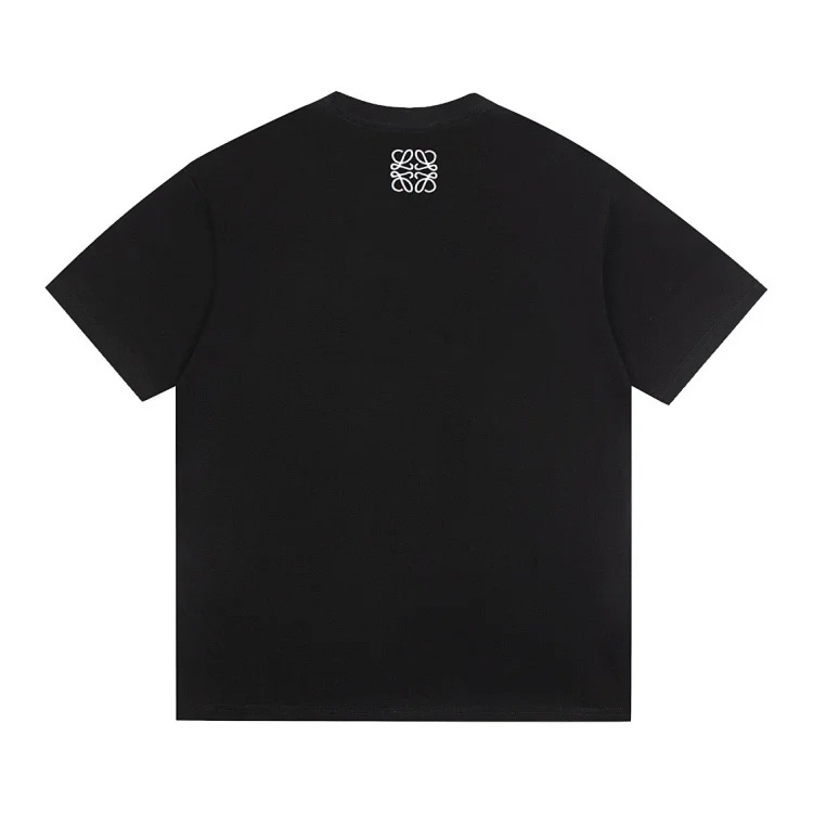 Loe loose-fitting pure cotton short-sleeved shirt