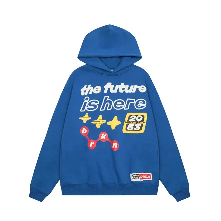 Broken Planet autumn and winter velvet couple's loose pullover sweatshirt