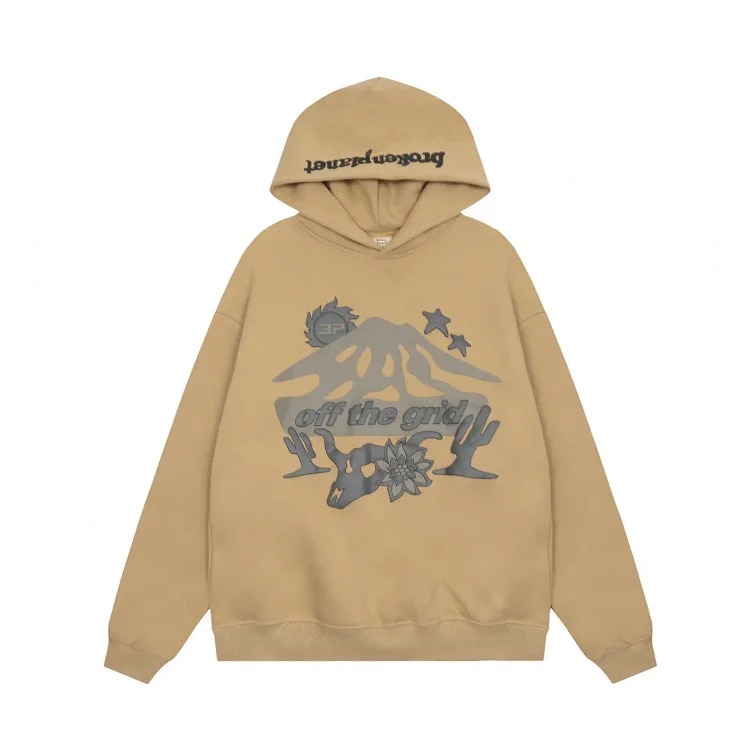Broken Planet autumn and winter velvet couple's loose pullover sweatshirt