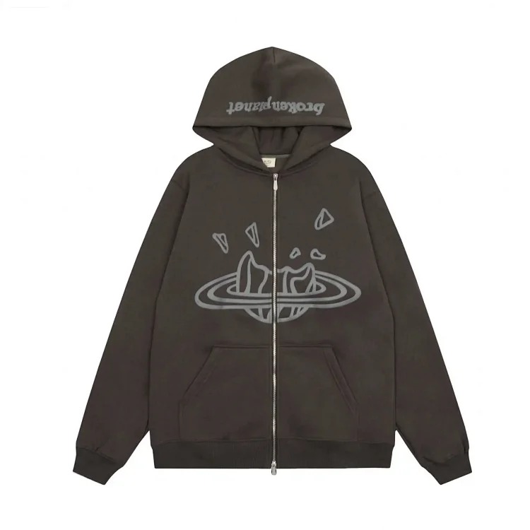 Broken Planet autumn and winter velvet couple's loose pullover sweatshirt