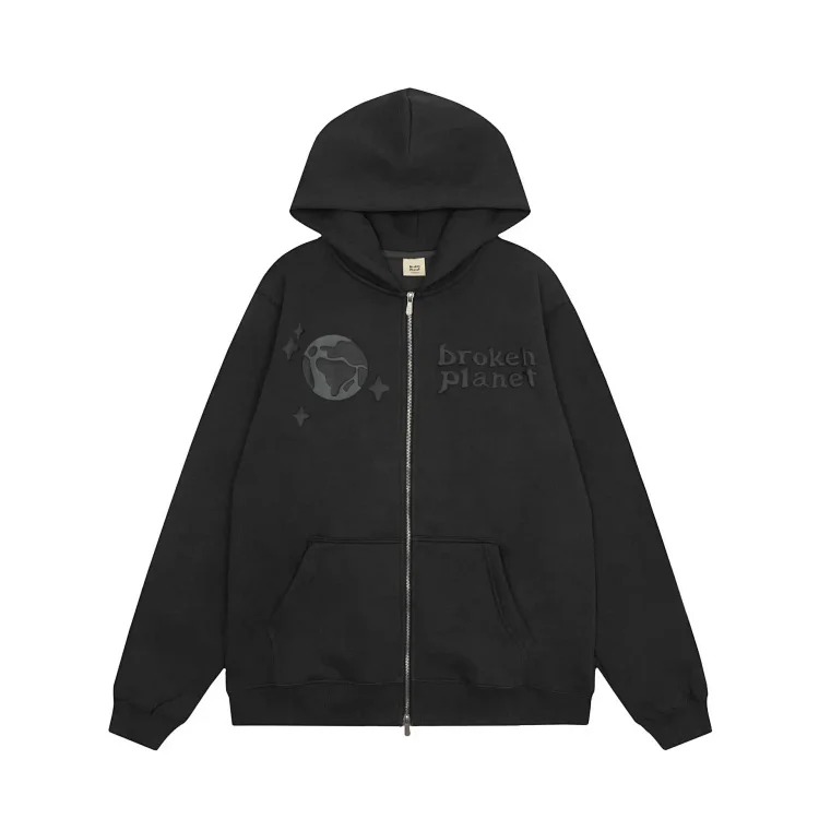 Broken Planet autumn and winter velvet couple's loose pullover sweatshirt