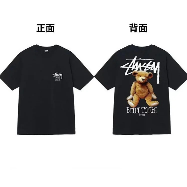 Stussy short-sleeved T-shirt dice pure cotton parent-child wear children's clothing