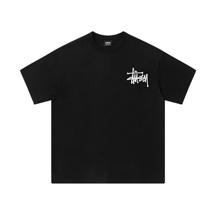 Stussy short-sleeved T-shirt dice pure cotton parent-child wear children's clothing
