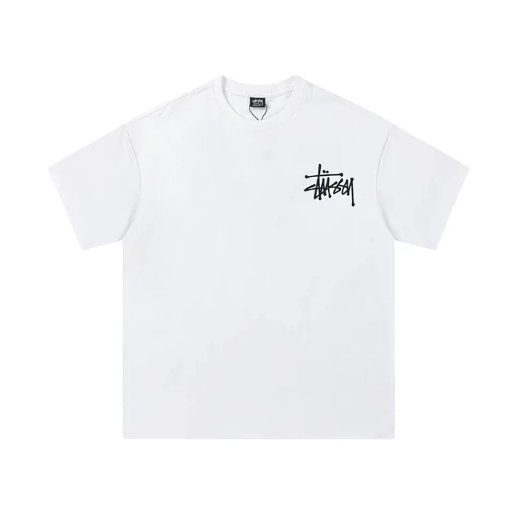 Stussy short-sleeved T-shirt dice pure cotton parent-child wear children's clothing