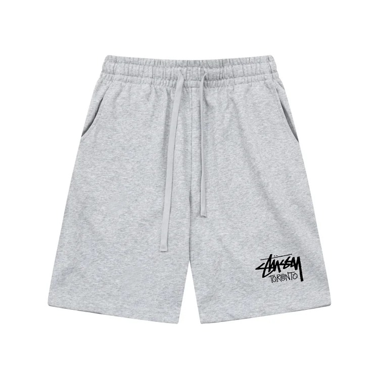 Cross-border European and American foreign trade letter printed stu casual pants skull sieve men's and women's teenagers five-quarter collection
