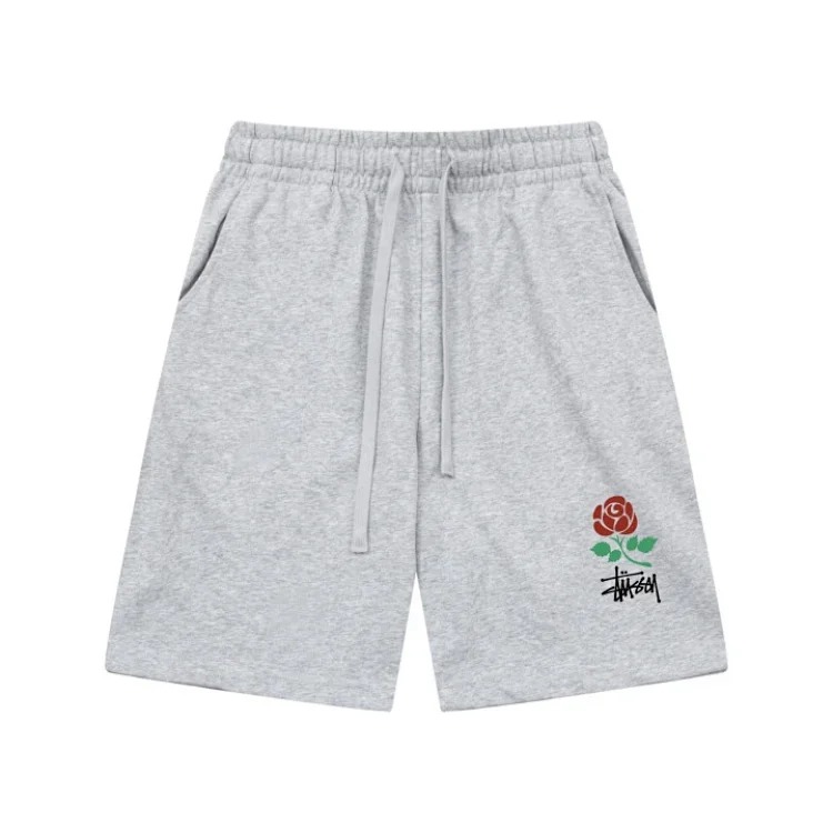 Cross-border European and American foreign trade letter printed stu casual pants skull sieve men's and women's teenagers five-quarter collection