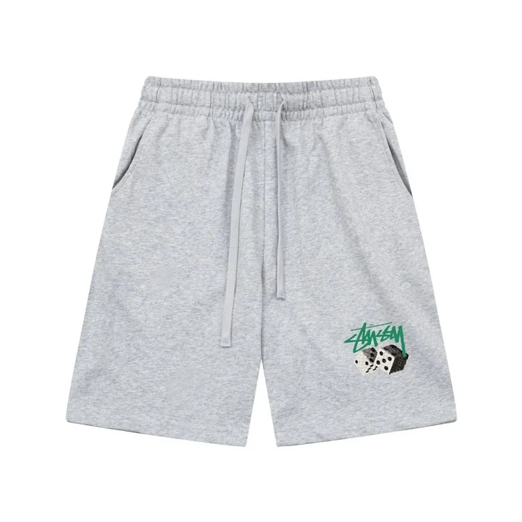 Cross-border European and American foreign trade letter printed stu casual pants skull sieve men's and women's teenagers five-quarter collection
