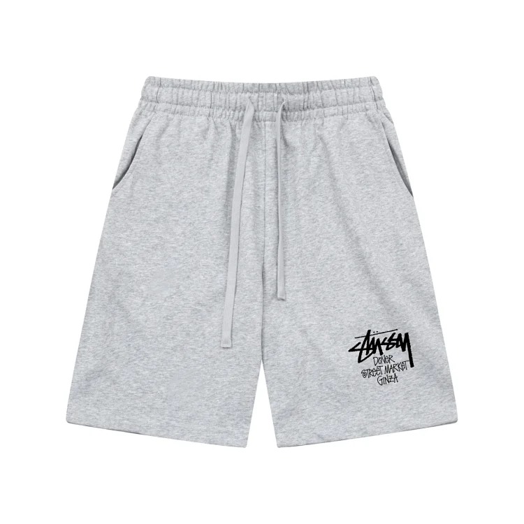 Cross-border European and American foreign trade letter printed stu casual pants skull sieve men's and women's teenagers five-quarter collection