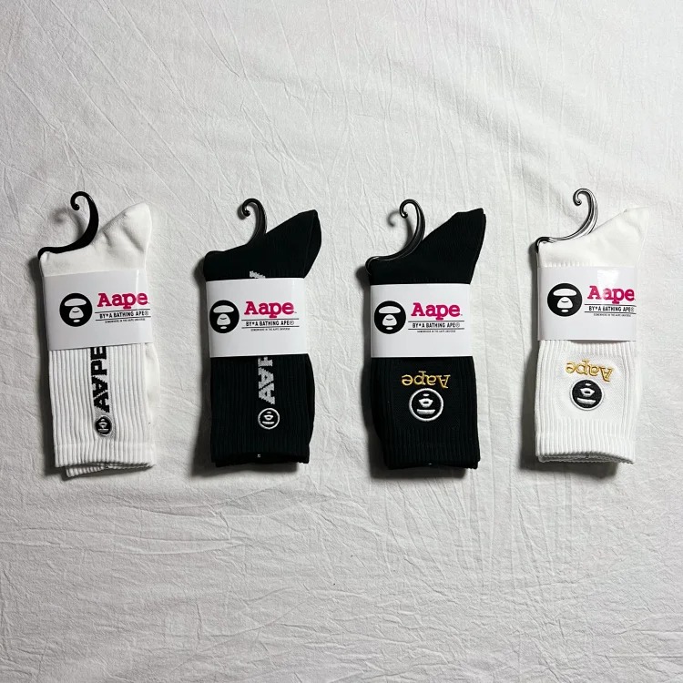 APE socks alphabet ape socks