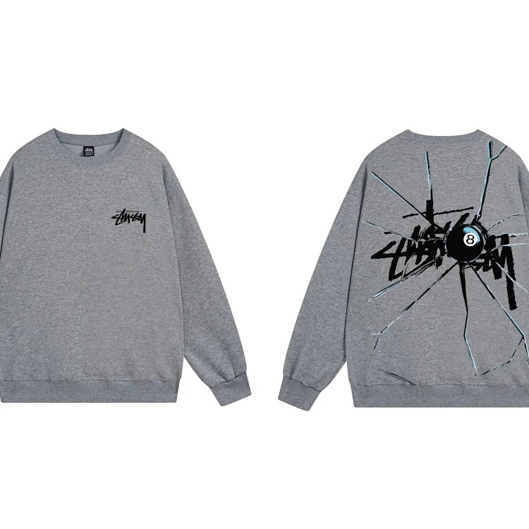 DX22-8 Autumn fashion high-end all-match round neck sweatshirt