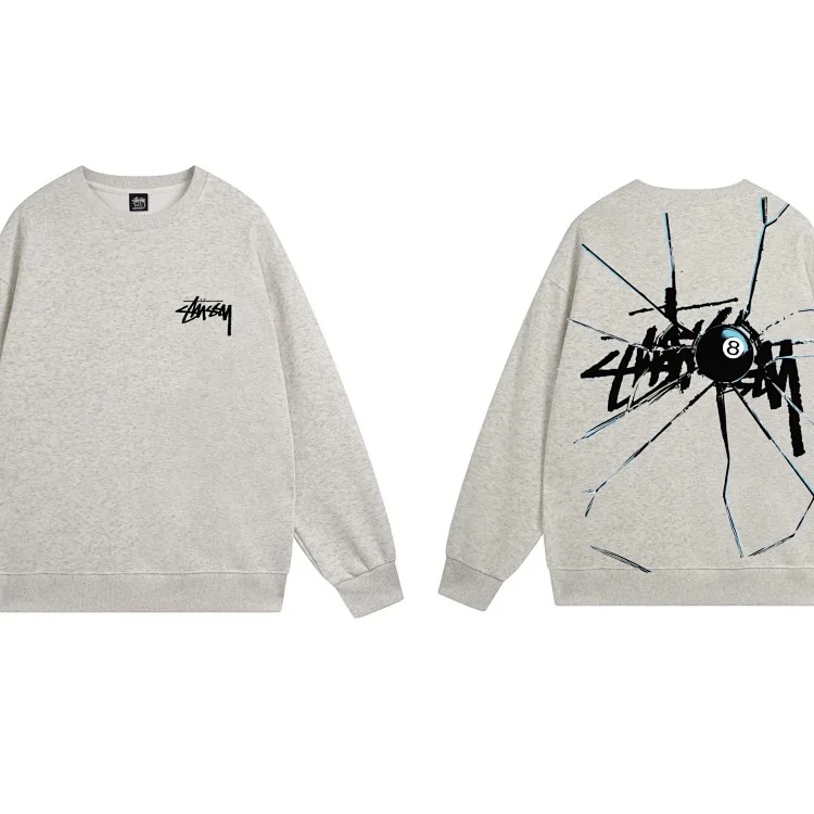 DX22-8 Autumn fashion high-end all-match round neck sweatshirt
