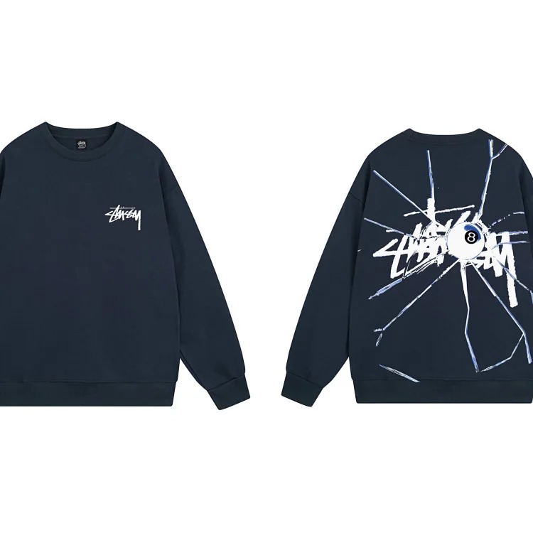 DX22-8 Autumn fashion high-end all-match round neck sweatshirt