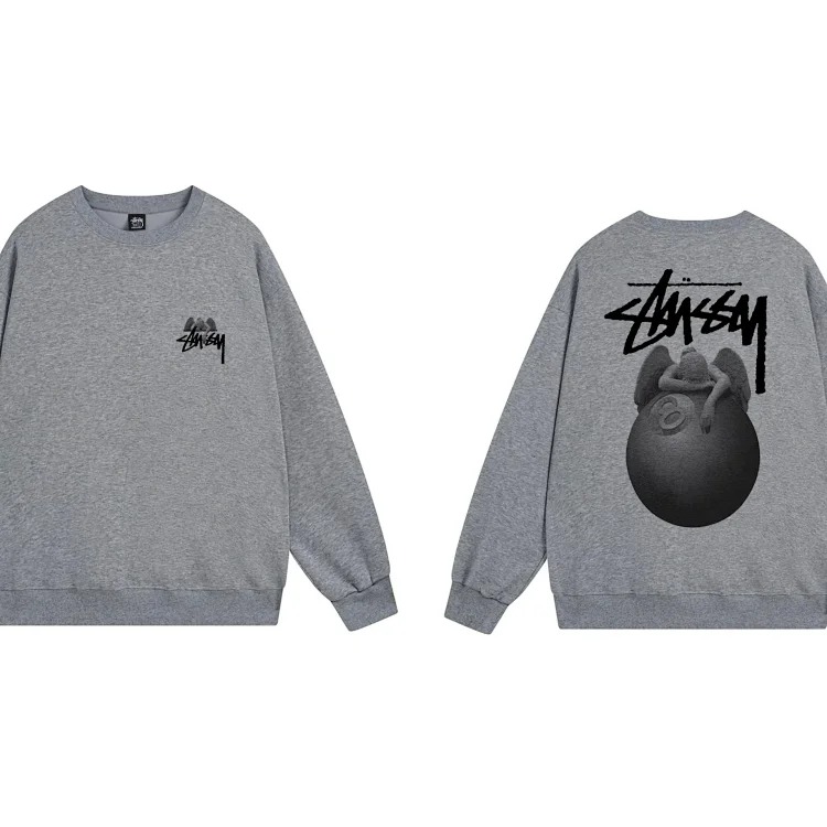 DX22-8 Autumn fashion high-end all-match round neck sweatshirt