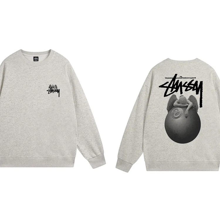 DX22-8 Autumn fashion high-end all-match round neck sweatshirt