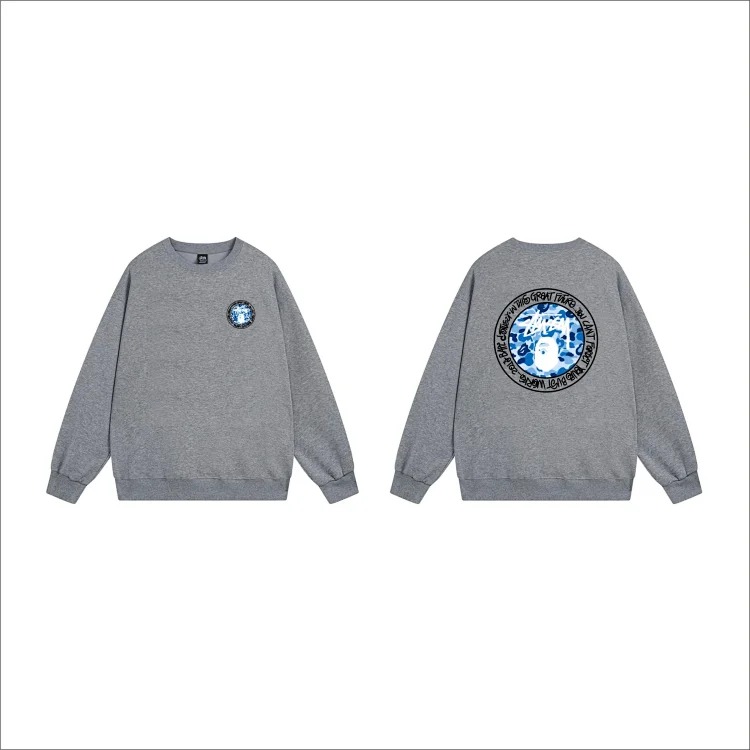 DX22-8 Autumn fashion high-end all-match round neck sweatshirt