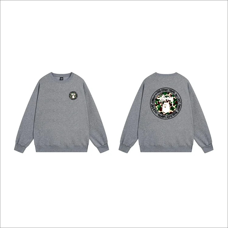 DX22-8 Autumn fashion high-end all-match round neck sweatshirt
