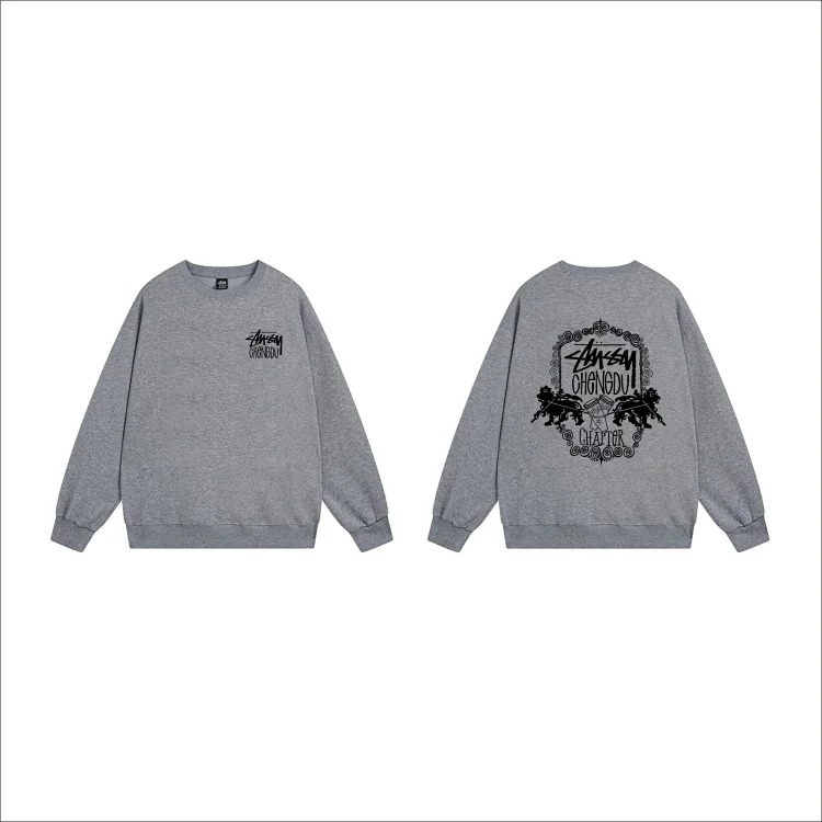 DX22-8 Autumn fashion high-end all-match round neck sweatshirt