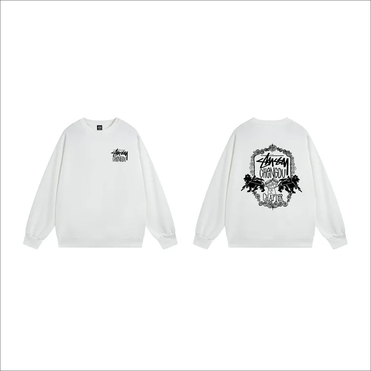 DX22-8 Autumn fashion high-end all-match round neck sweatshirt