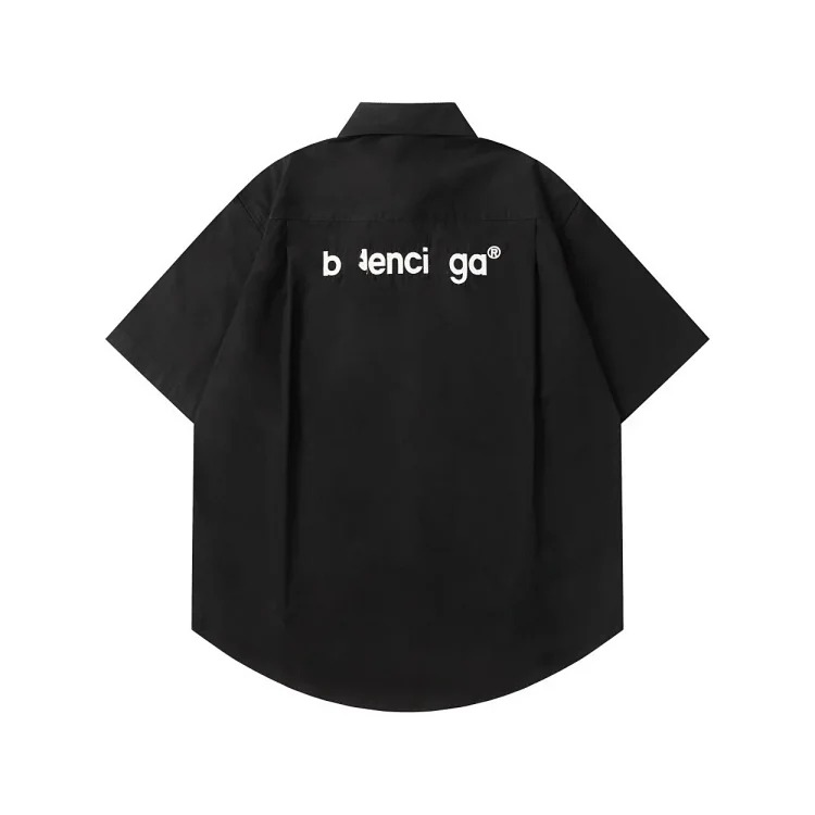 Embroidered Sport Shirt Short Slee