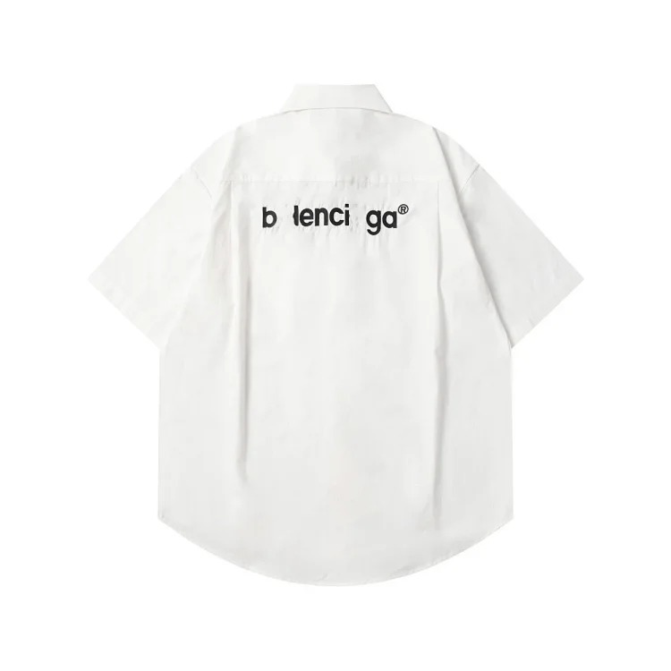 Embroidered Sport Shirt Short Slee