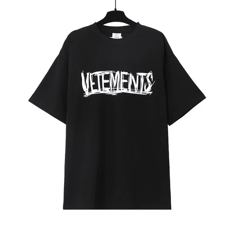 VETEMÓENTS Logo-Print Cotton T-Shirt image 4