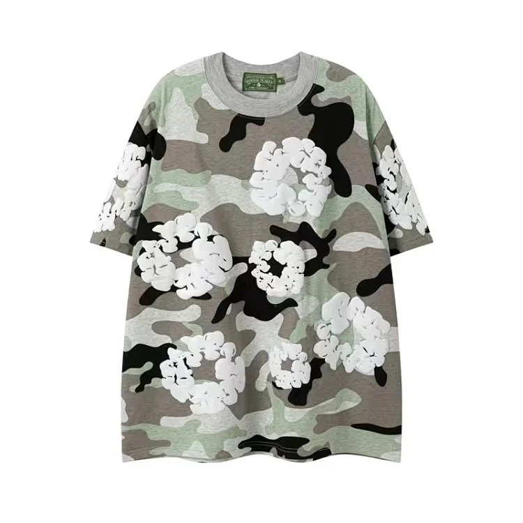 Kapok foam printed cotton suit