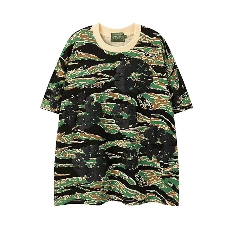 Kapok foam printed cotton suit