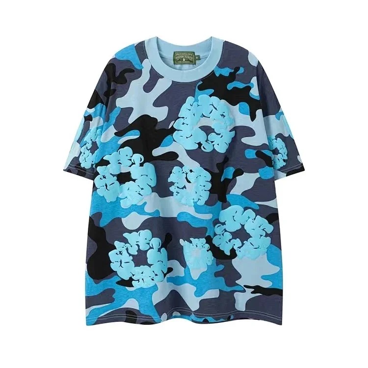 Kapok foam printed cotton suit
