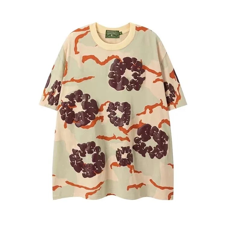 Kapok foam printed cotton suit