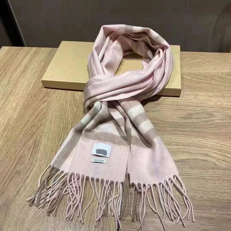 Classic winter Internet celebrity scarf with label British Bur, couple style plaid shawl dual-purpose warm scarf