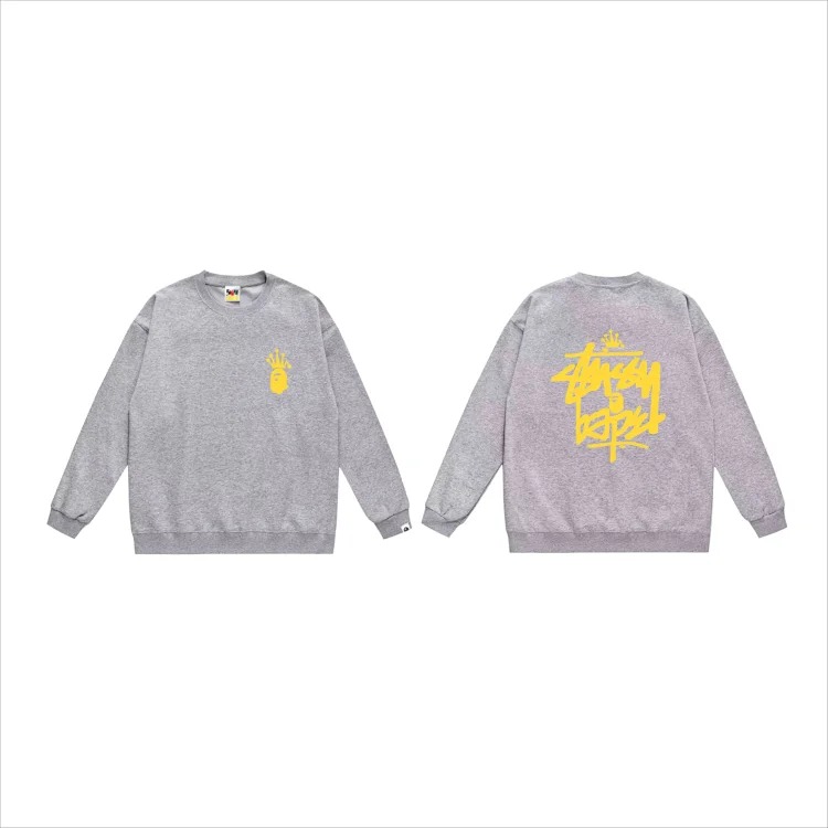 DX24-7 round neck loose unisex sweatshirt image 5