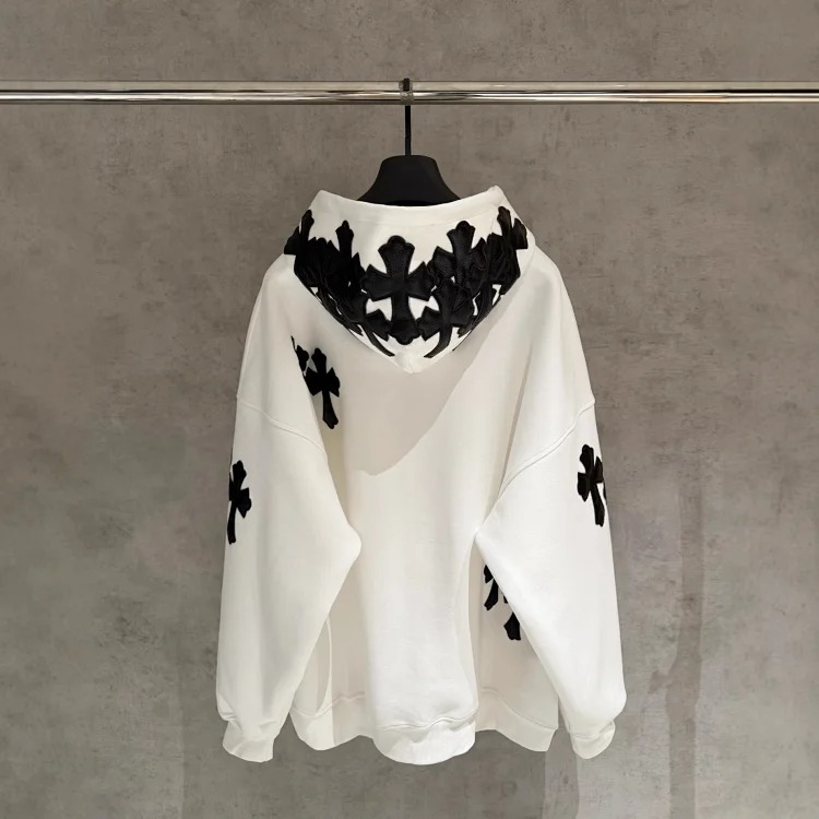 Chrome Hearts CH Cross-Panel Hooded Sweatshirt