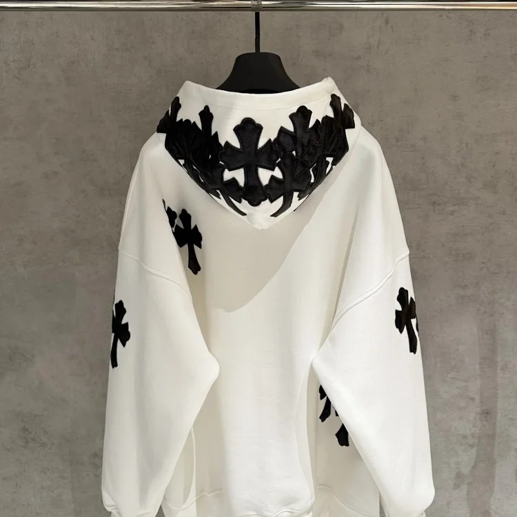 Chrome Hearts CH Cross-Panel Hooded Sweatshirt
