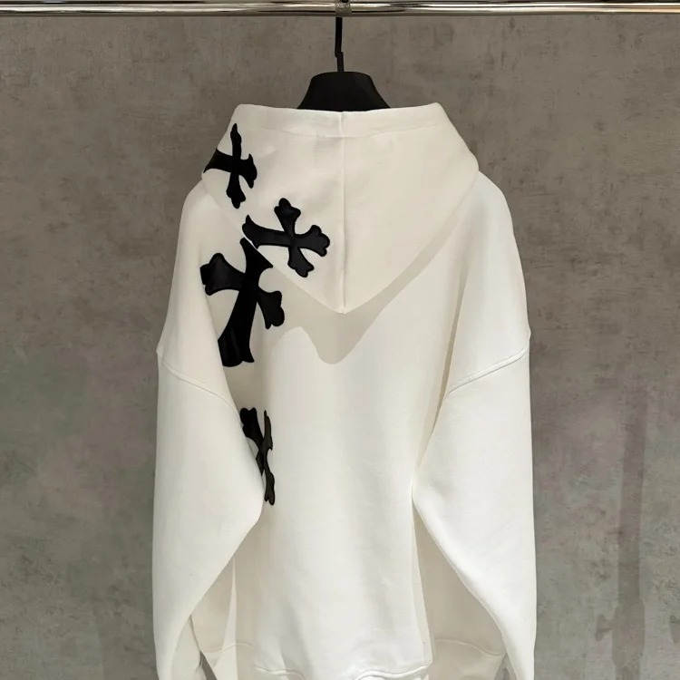 Chrome Hearts CH Cross-Panel Hooded Sweatshirt